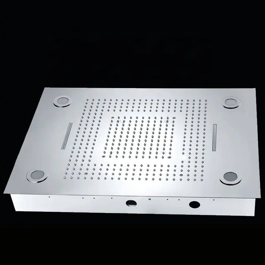 Ciel de pluie hydrommassant connecté thermostatique led chrome, Paris - category_name - CDP540021HM22 - shop_name