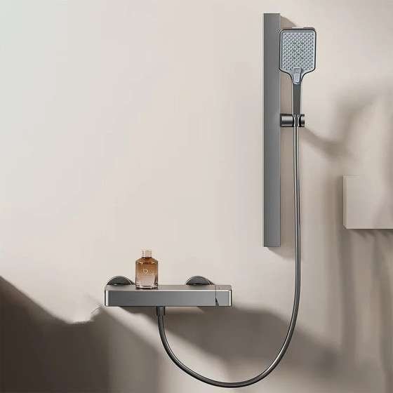 Mitigeur bain-douche Talius noir – Design moderne et 4 fonctions