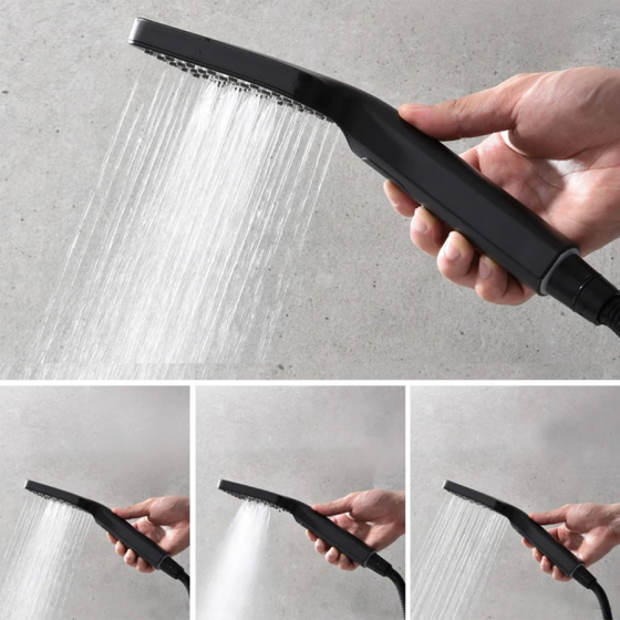 Ciel de pluie connecté led thermostatique noire , Bamako - category_name - CDP540021HM29 - shop_name