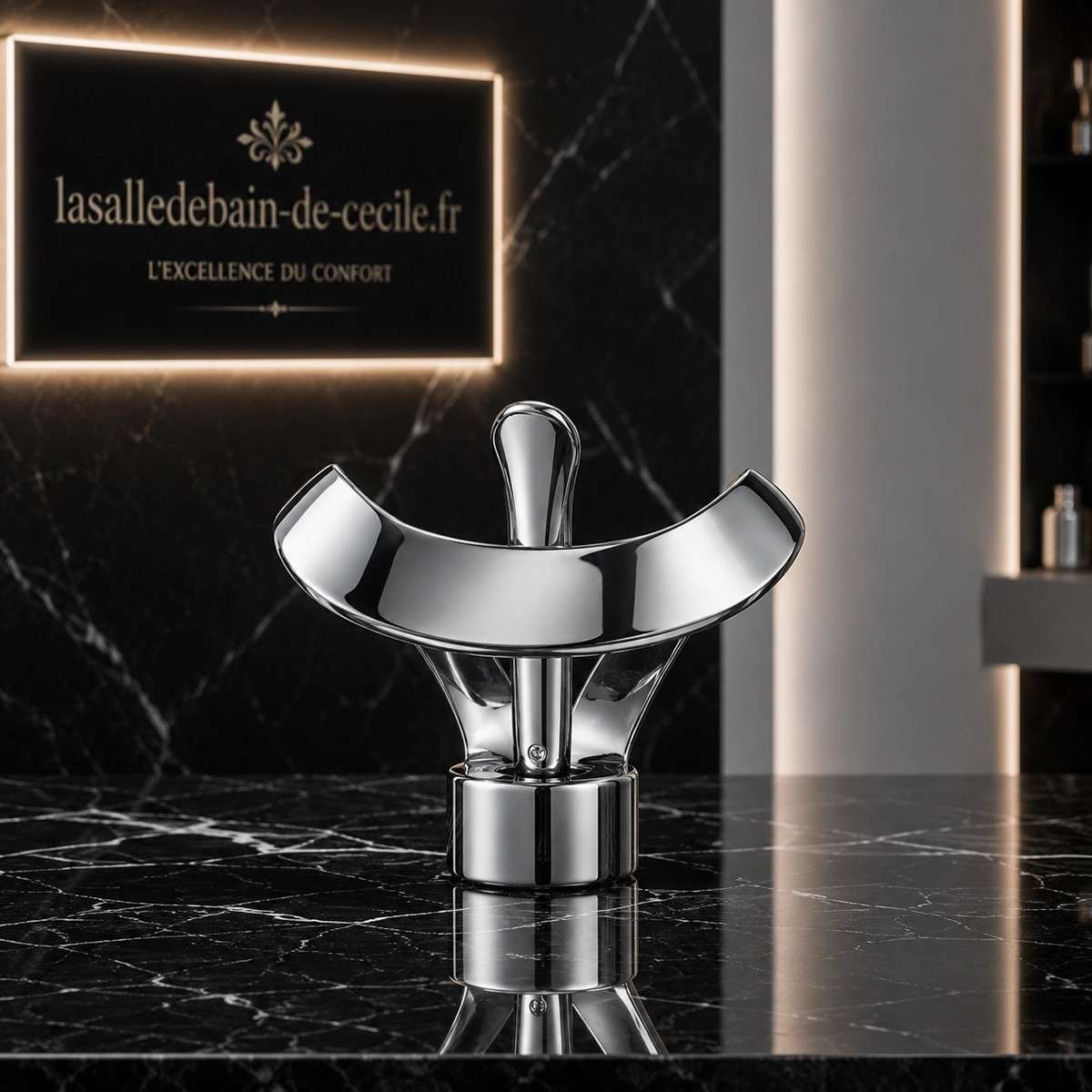 Mitigeur lavabo Line chrome | Design moderne et élégant