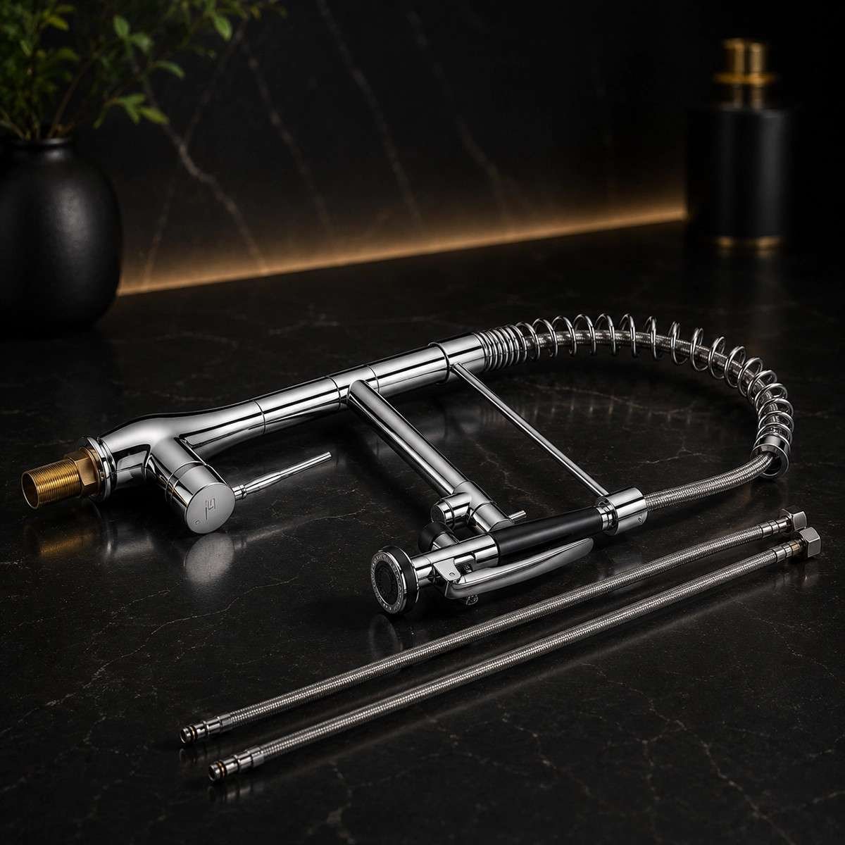 Mitigeur évier cuisine Calor chrome | Douchette extractible