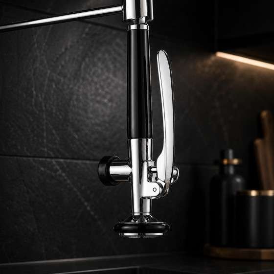 Mitigeur évier cuisine Calor chrome | Douchette extractible