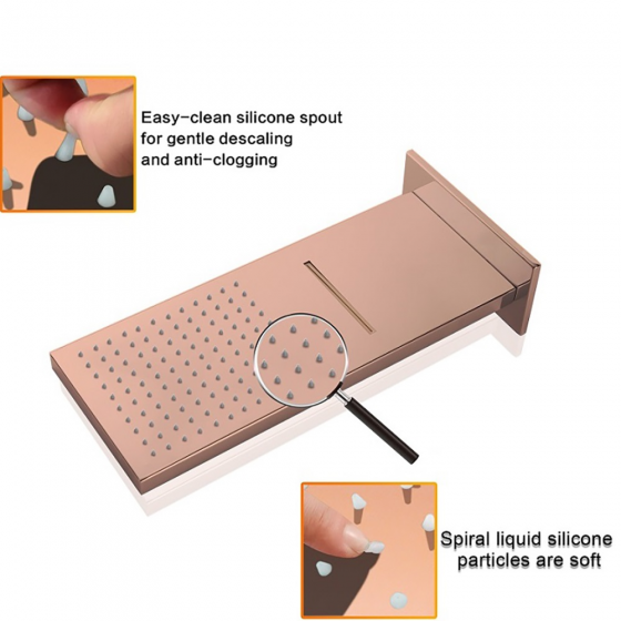 Composition thermostatique de douche à encastrer connectée or rose, Cherbourg - category_name - EUGE2100802 - shop_name