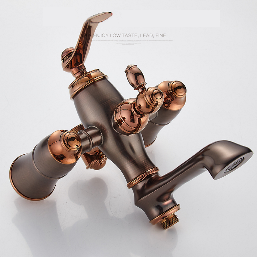 Colonne bain douche or rose style rétro Ø25cm, Valence - category_name - CDD840038254 - shop_name