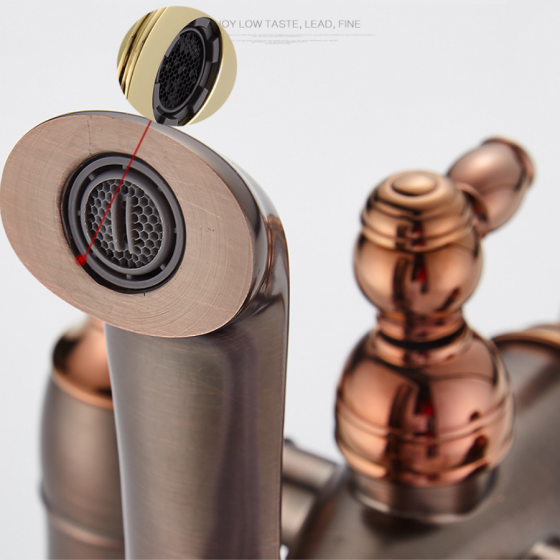 Colonne bain douche or rose style rétro Ø25cm, Valence - category_name - CDD840038254 - shop_name