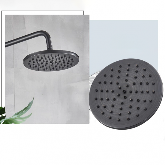 Colonne bain douche noire Ø25cm, Carat - category_name - CDD170038 - shop_name