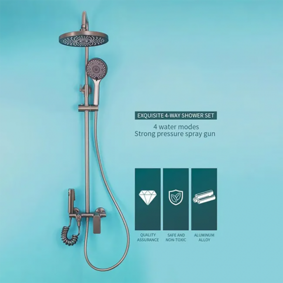 Colonne bain douche gun métal Ø25cm, Séville - category_name - CDD5770008 - shop_name