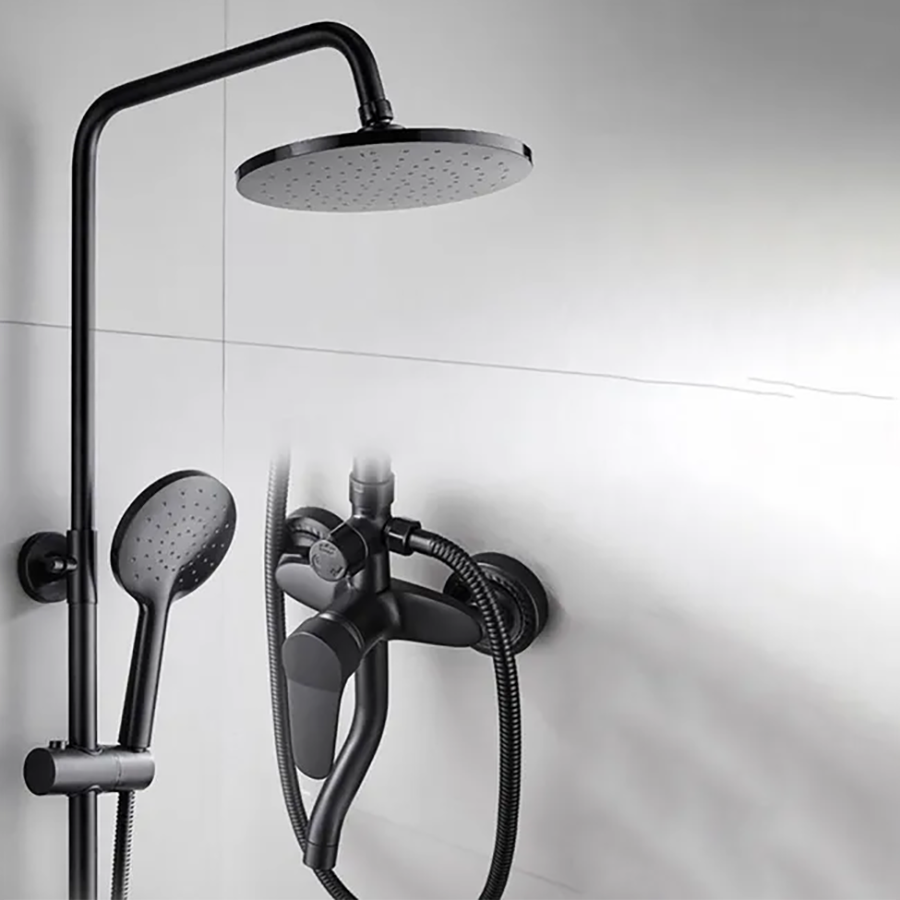 Colonne bain douche noire Ø25cm , Cassis - category_name - CBD4002502 - shop_name