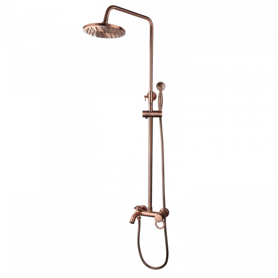 Colonne bain douche or rose Ø25cm, Oriane - category_name - CDDL7002502 - shop_name