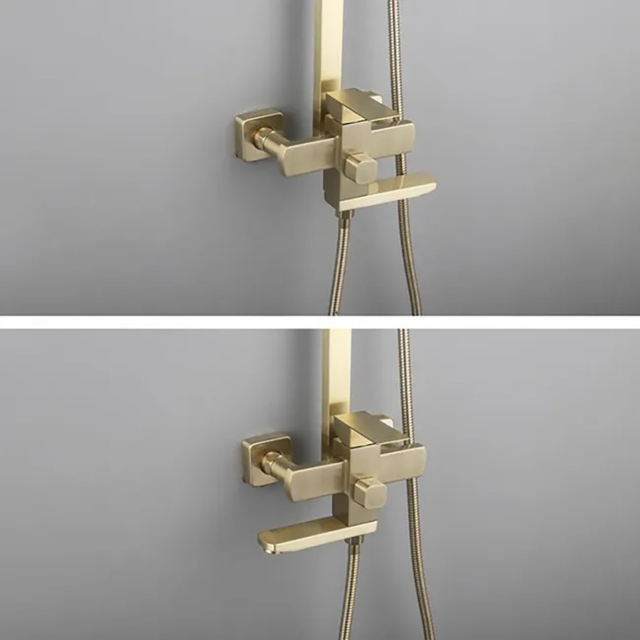 Colonne bain douche murale dorée, Dénia - category_name - CBD10028 - shop_name