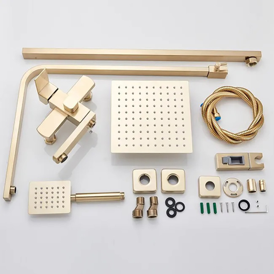 Colonne bain douche murale dorée, Dénia - category_name - CBD10028 - shop_name