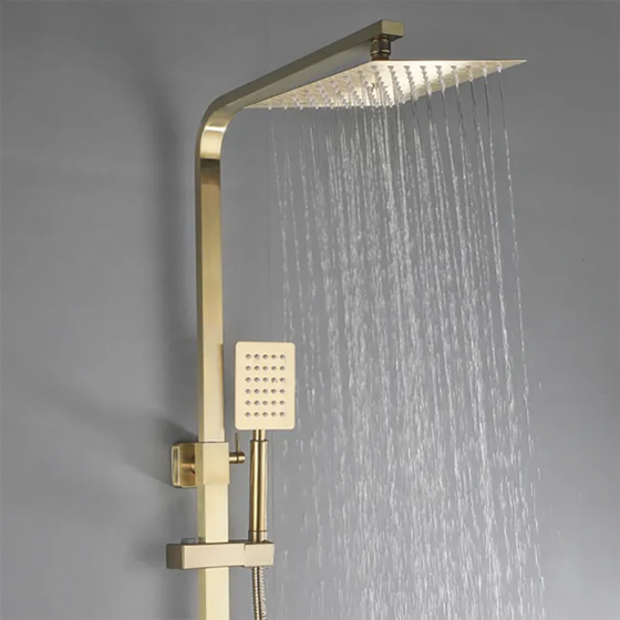 Colonne bain douche murale dorée, Dénia - category_name - CBD10028 - shop_name