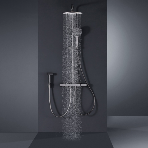 Colonne de douche murale gun métal Ø20cm, Siempre - category_name - CDD800212 - shop_name