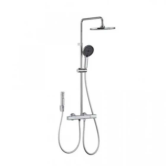 Colonne de douche murale chrome Ø20cm , Rayo - category_name - CDD210022 - shop_name