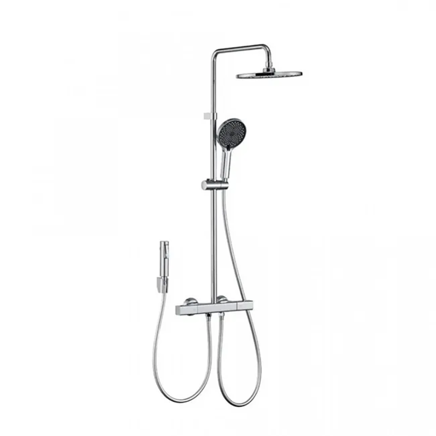 Colonne de douche murale chrome Ø20cm , Rayo - category_name - CDD210022 - shop_name