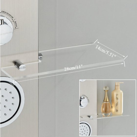 Panneau de douche hydromassant led gris, Narko - category_name - PDD102203 - shop_name