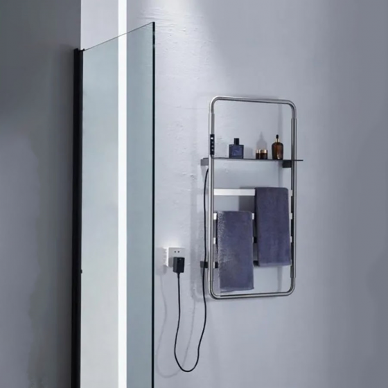 Sèche serviette électrique 300W gris gun, Apollo - category_name - SSE10021 - shop_name