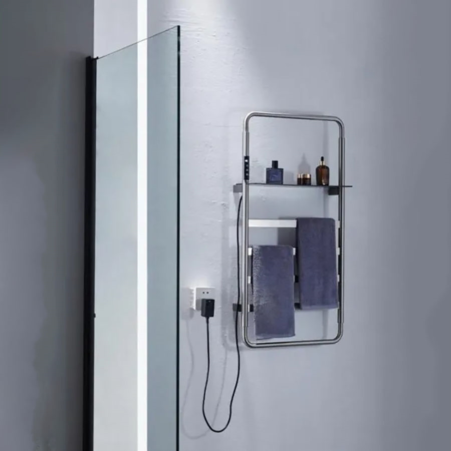 Sèche serviette électrique 300W gris gun, Apollo - category_name - SSE10021 - shop_name