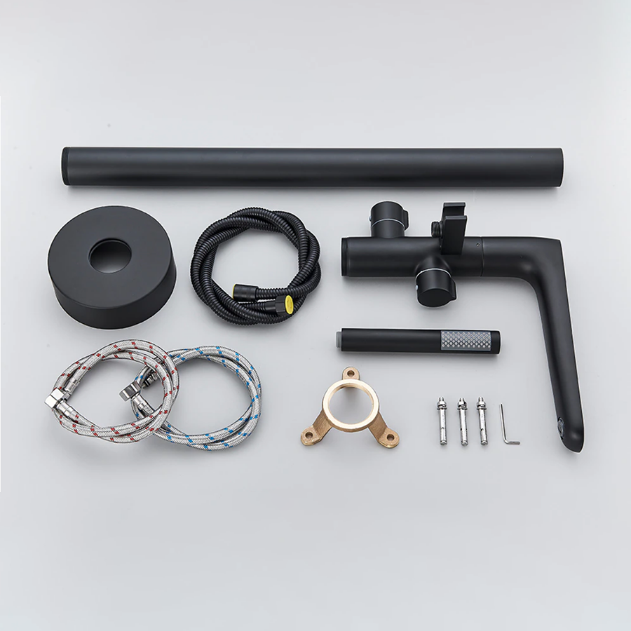 Robinet mitigeur de baignoire au sol noir, Caen - category_name - RBI 10041 - shop_name