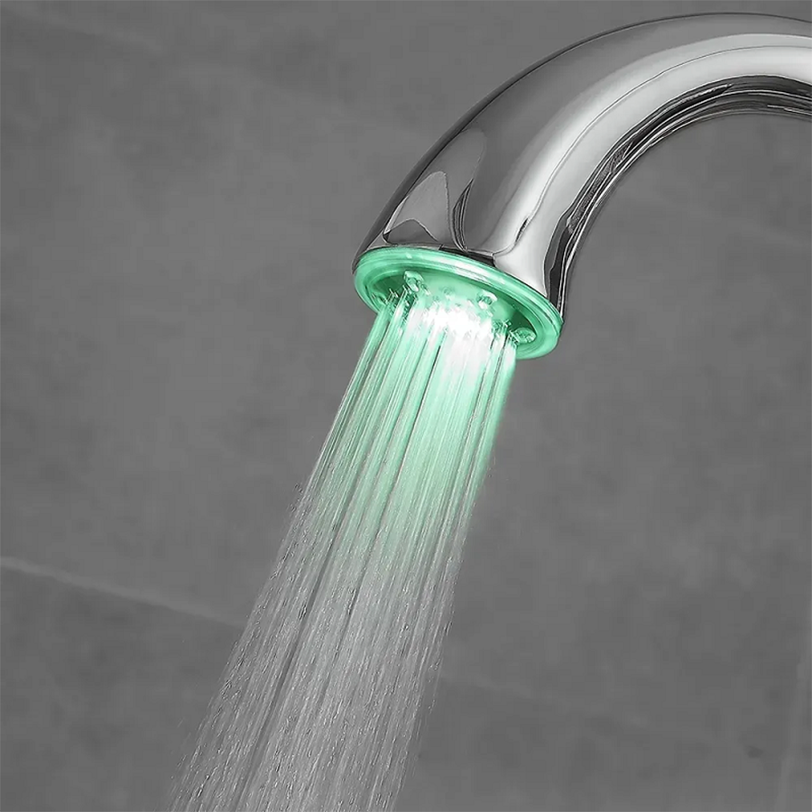 Robinet mitigeur led de baignoire au sol chrome, Alost - category_name - RBI 100493 - shop_name