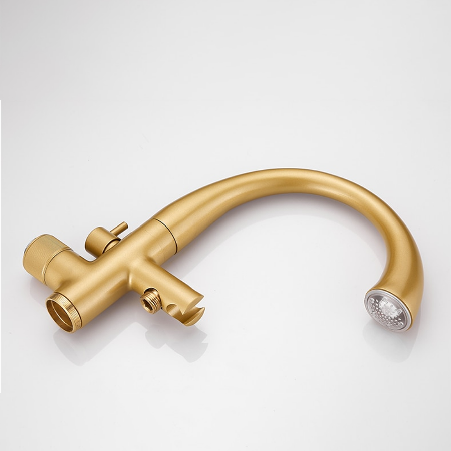 Robinet mitigeur led de baignoire au sol bronze, Deep - category_name - RBI100492 - shop_name