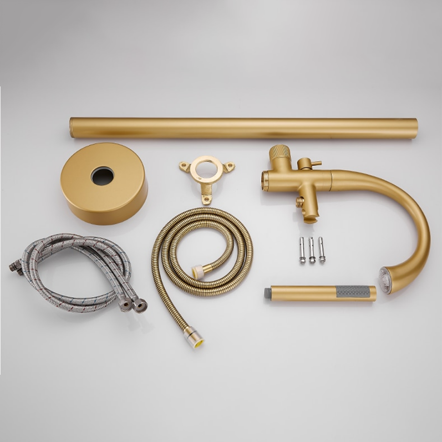 Robinet mitigeur led de baignoire au sol bronze, Deep - category_name - RBI100492 - shop_name