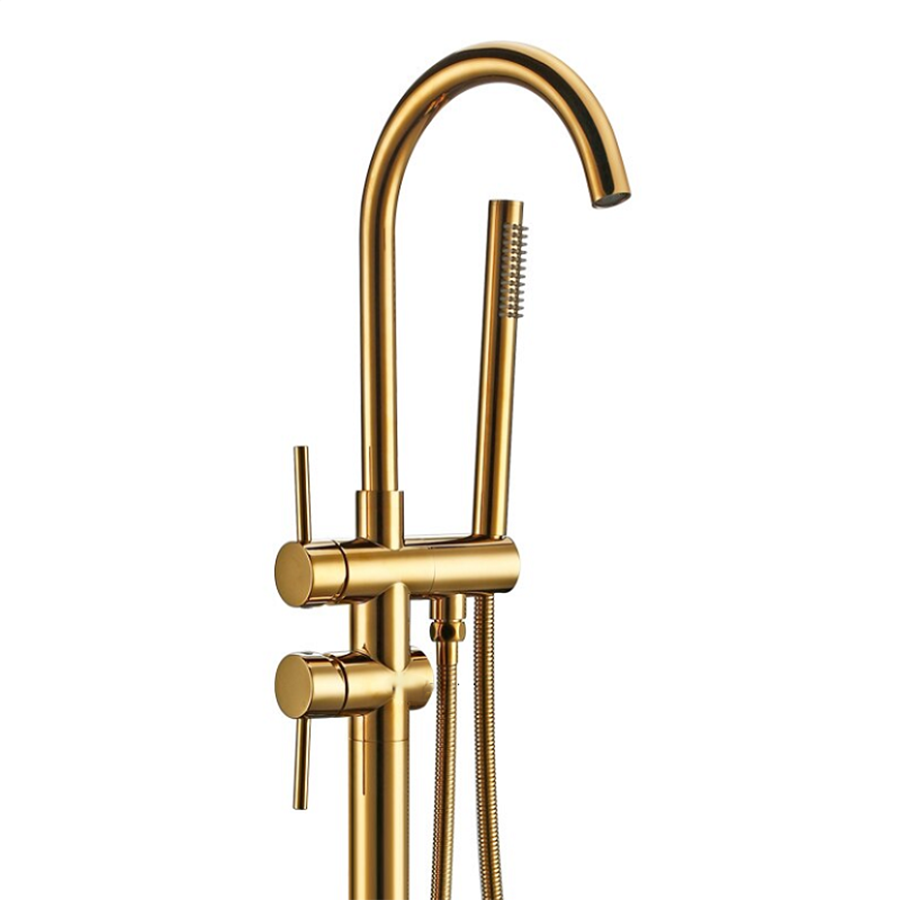 Robinet mitigeur de baignoire au sol doré, Liaty - category_name - RBI 110482 - shop_name