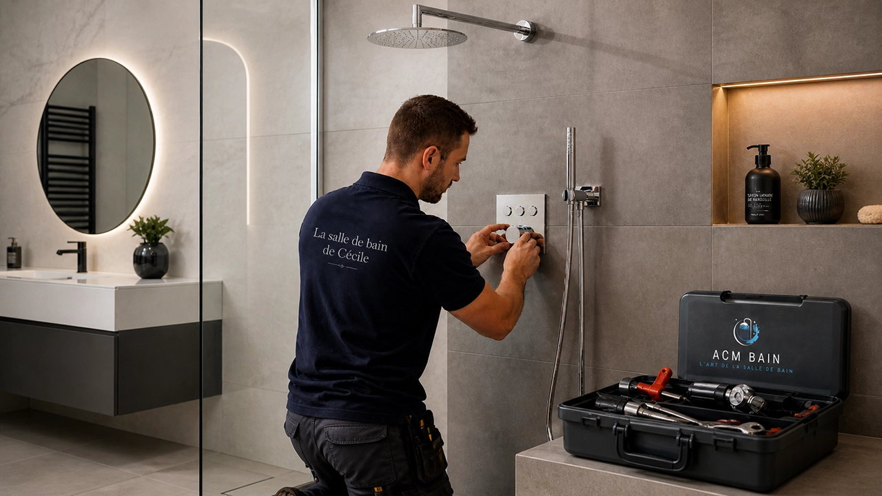 Installateur professionnel pour salle de bain haut de gamme