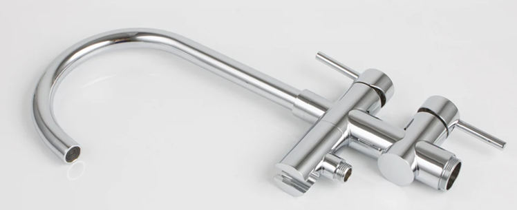 Robinet mitigeur de baignoire au sol chrome, Lactis - lasalledebain-de-cecile.fr