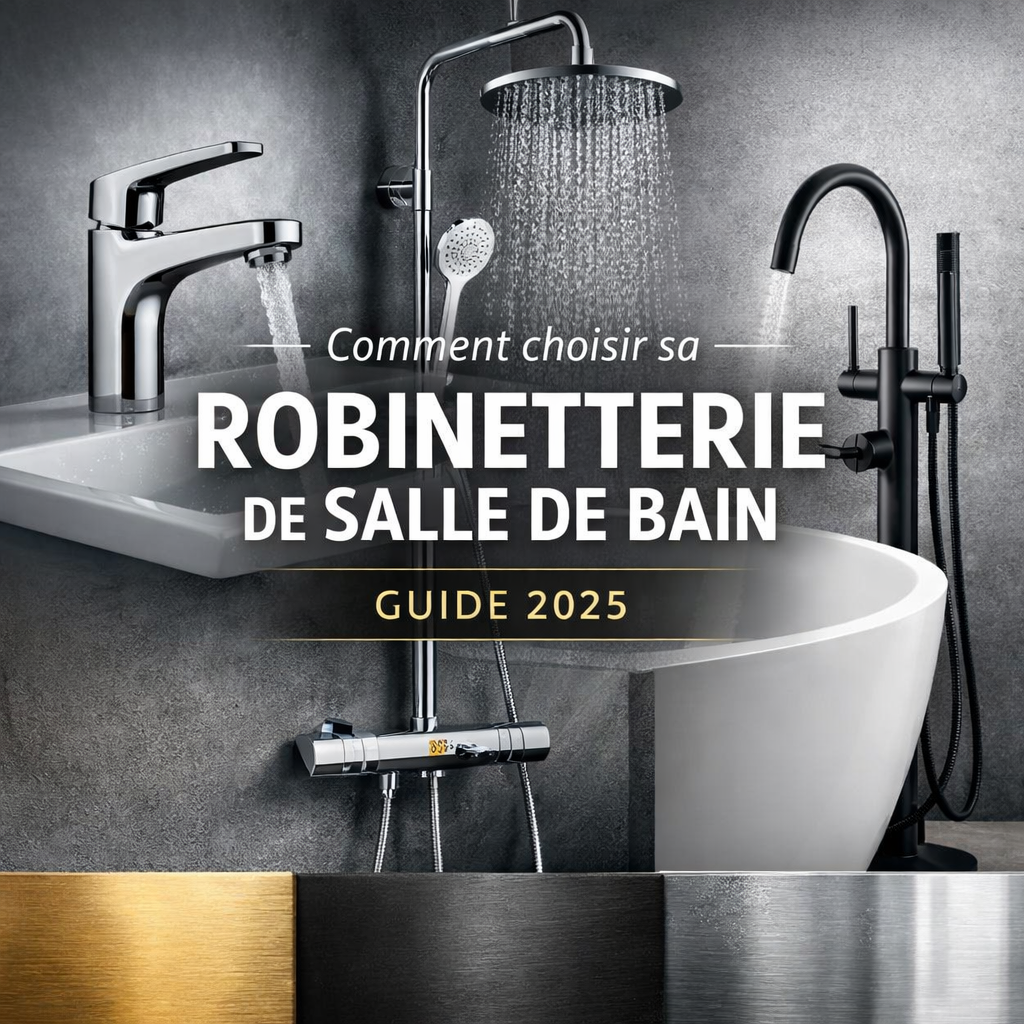 Comment choisir sa robinetterie de salle de bain en 2025 (guide complet)