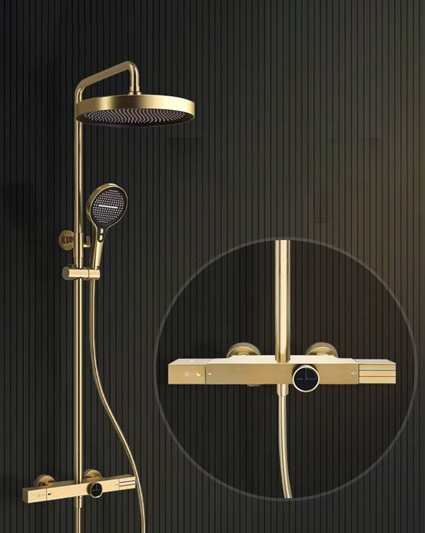 Colonnes de douche design et thermostatiques